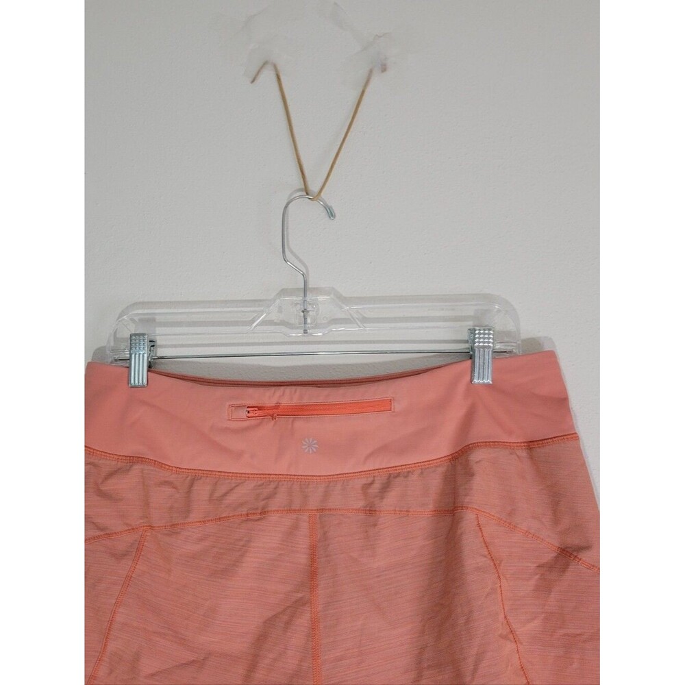 ATHLETA WOMEN SIZE L Coral Peach Active Shorts - Picture 5 of 10